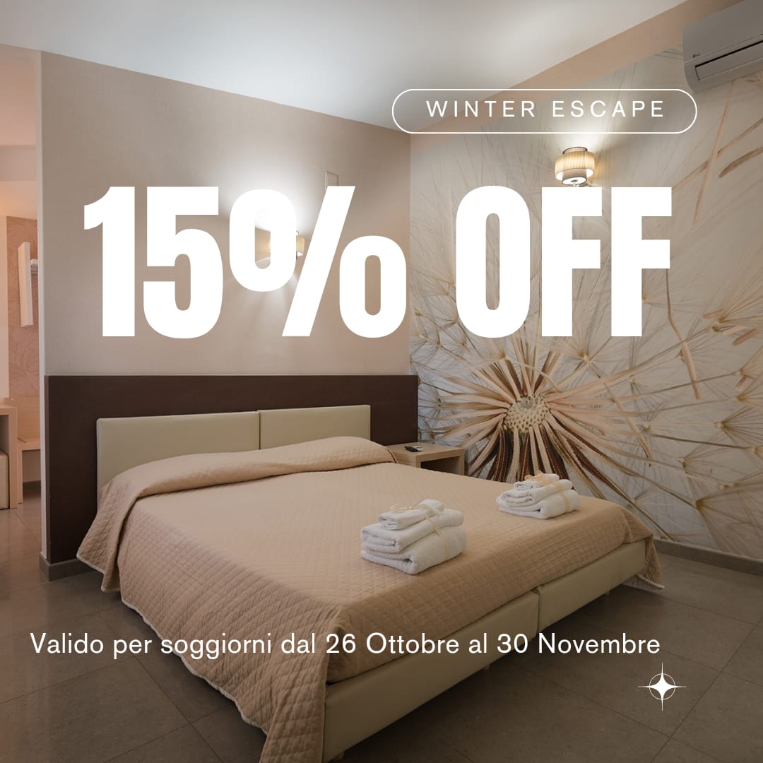 Offerta Invernale: Sconto 15% al B&B con Codice WINTER15